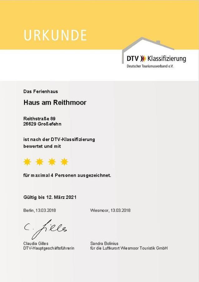 Haus Am Reithmoor Villa Grossefehn Eksteriør billede